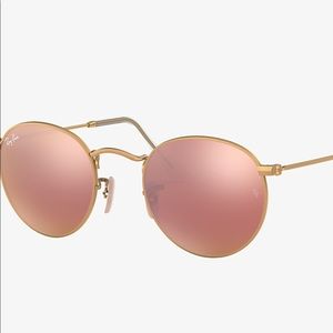 Rayban Sunglasses - Champagne Round